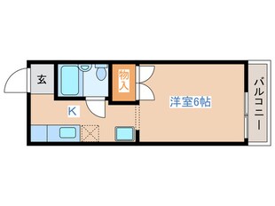 ヴィラＵの物件間取画像